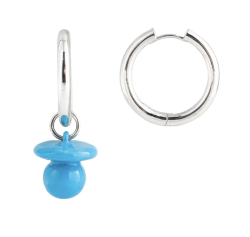 SHAMELESS Серьги ассиметричные NIPPLE голубые