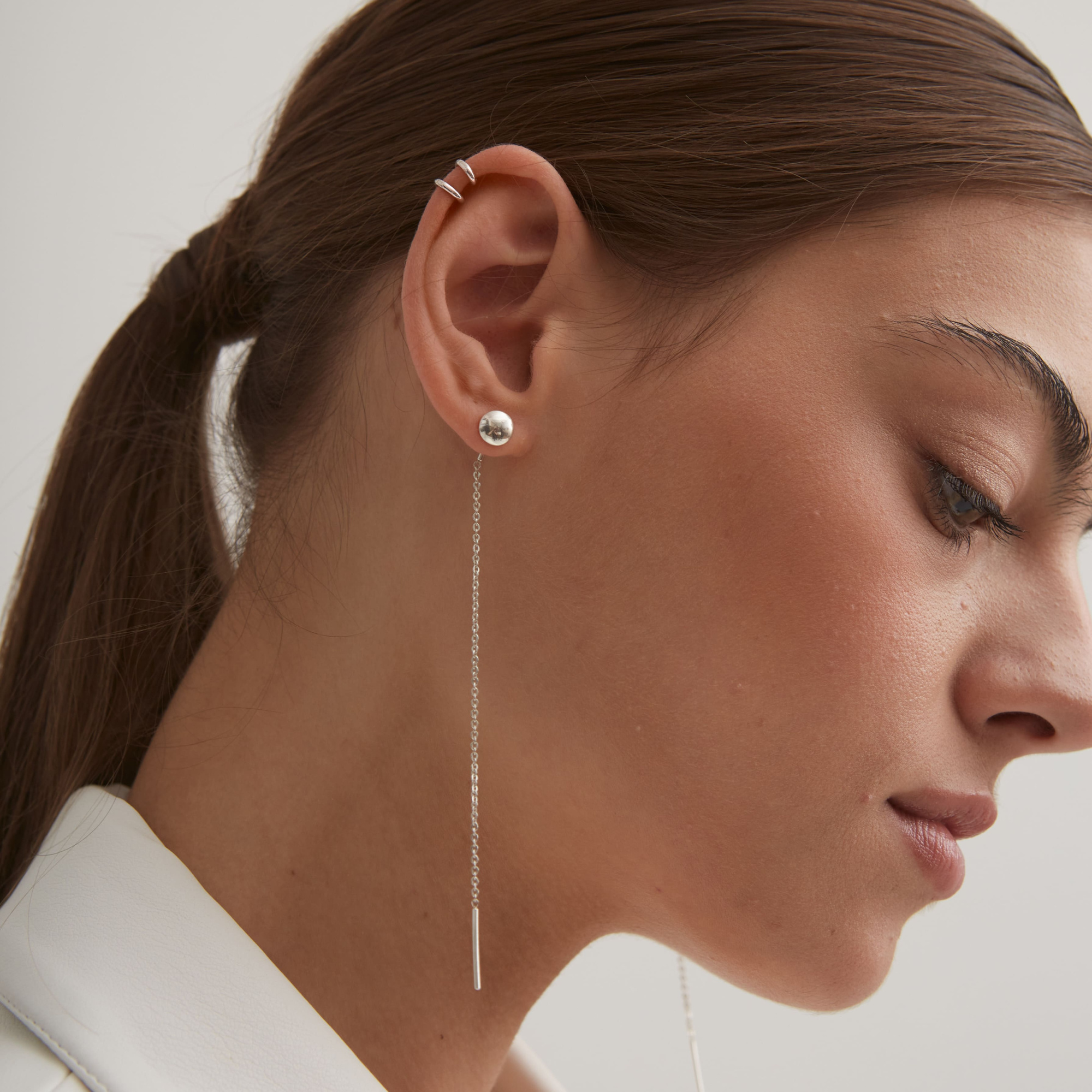 INFANTA Серьги-протяжки Lente 100 серебро