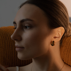 MS. MARBLE серьги Sexuality позолота