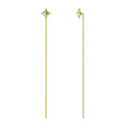 INFANTA Серьги-протяжки Stella 100 позолота