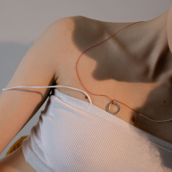 MS. MARBLE подвеска Mantra жемчуг серебро