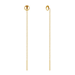 INFANTA Серьги-протяжки Lente 100 позолота