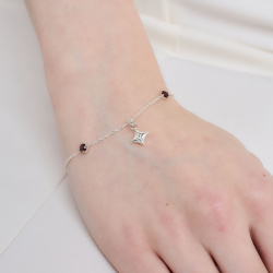 INFANTA Браслет Stella с гранатами