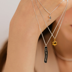 MS. MARBLE подвеска Ma серебро