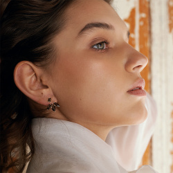 URBAN ISLAND комплект: пусет+джекет Smoky Topaz Three Leaves | Smoky