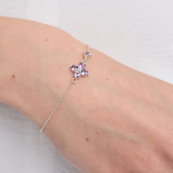 INFANTA Браслет Principessa Asimmetrico с аметистами