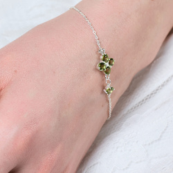 INFANTA Браслет Principessa Asimmetrico с хризолитами