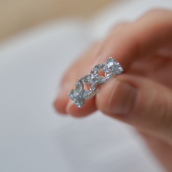 INFANTA Кольцо Principessa Lusso с россыпью топазов