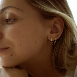 MS. MARBLE серьга Ma с луной