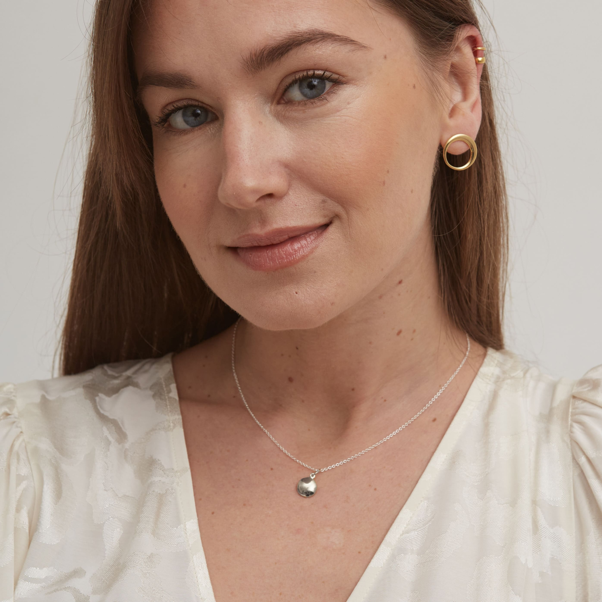 INFANTA Кулон Lente Чечевичка серебро