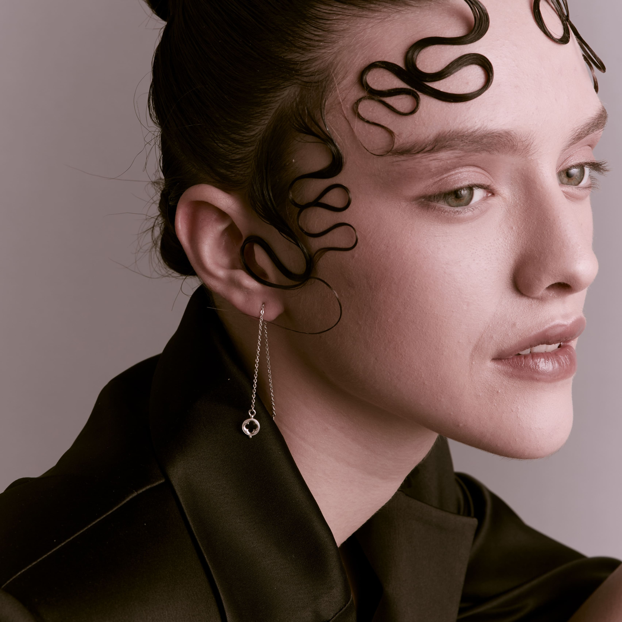 INFANTA Серьги-протяжки Lo 115 серебро