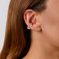 INFANTA Кафф Sasso Галька серебро