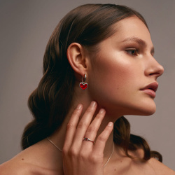 URBAN ISLAND cерьга с подвеской In Love