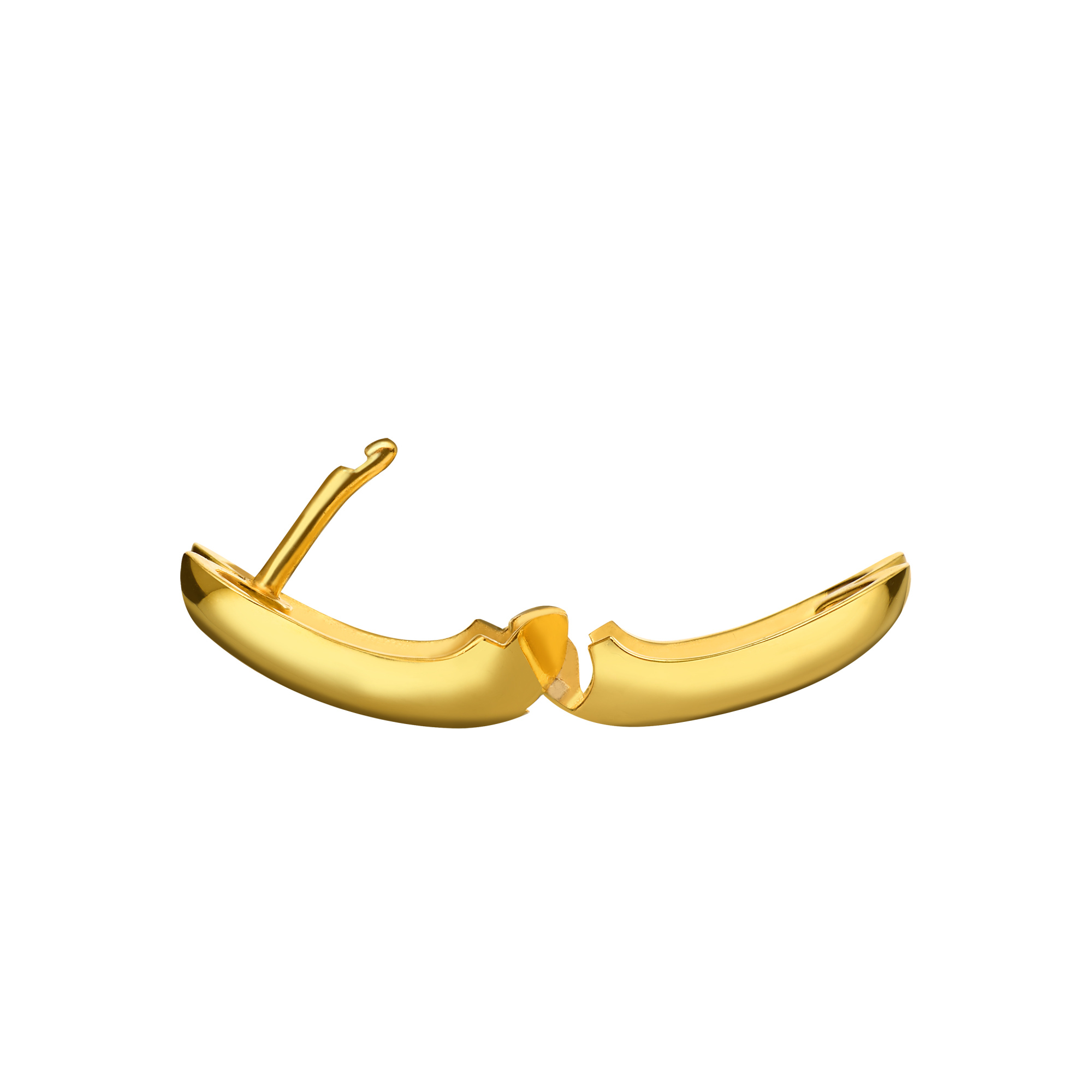 MS. MARBLE Серьга Prem позолота