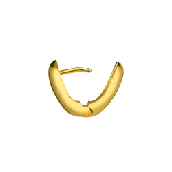 MS. MARBLE Серьга Prem позолота