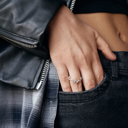 URBAN ISLAND кольцо Half & Half | Unchained