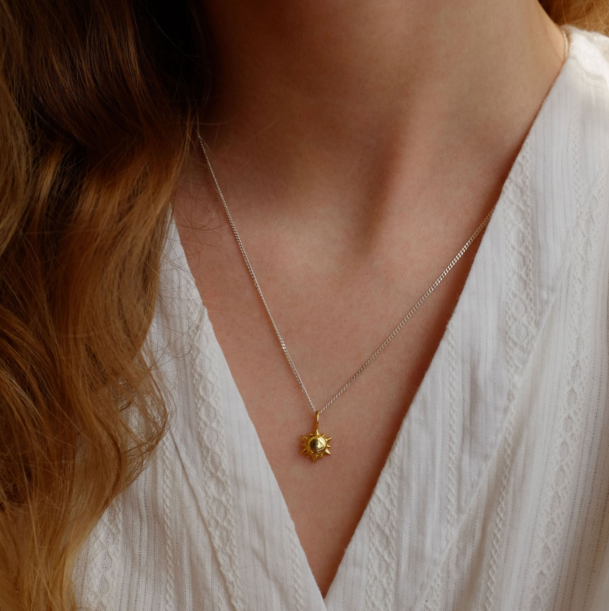 MS. MARBLE подвеска Ra позолота