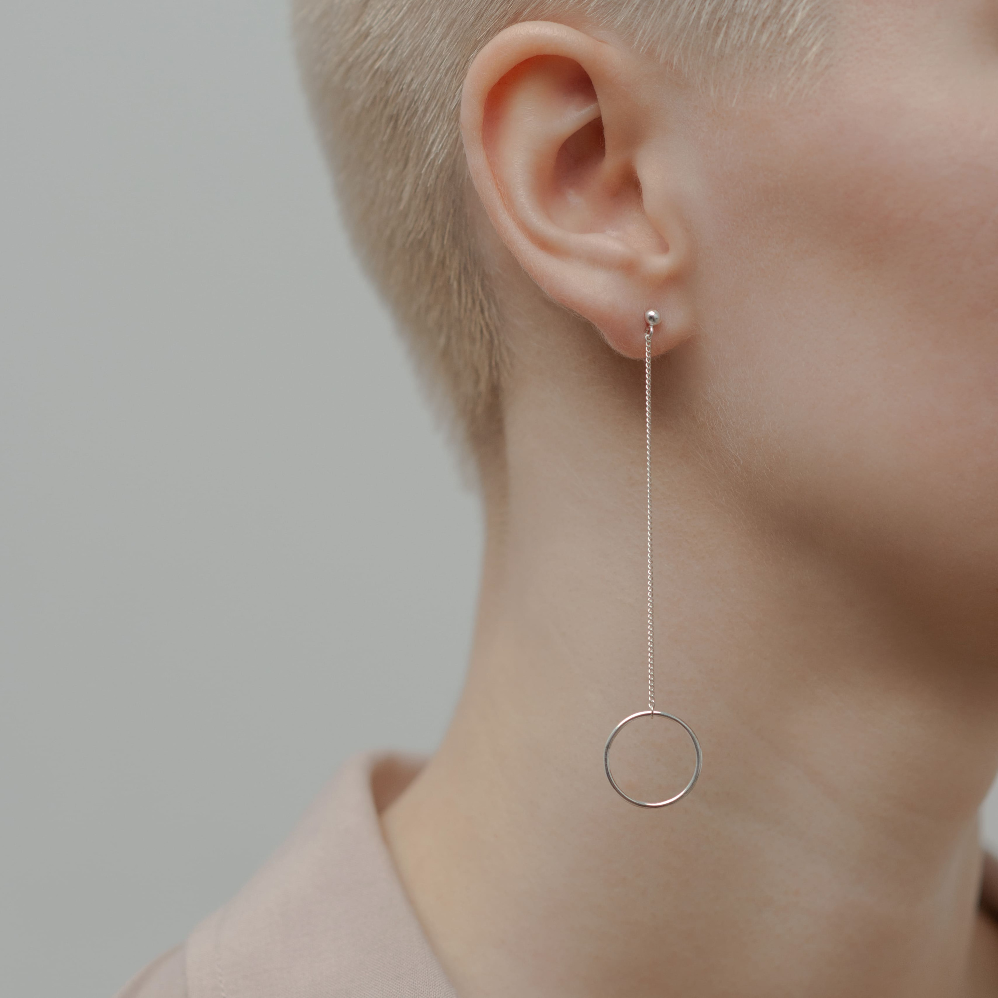 MS. MARBLE серьги Karma серебро