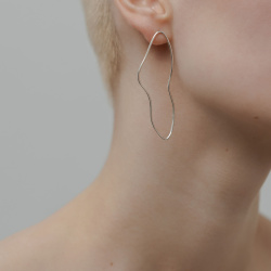 MS. MARBLE серьги Empathy closed серебро