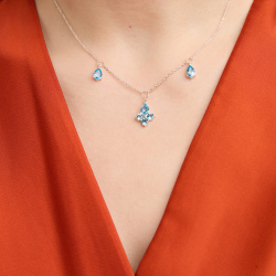 INFANTA Чокер Principessa Giglio с топазами