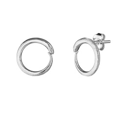 MS. MARBLE серьги-пусеты Meditation серебро