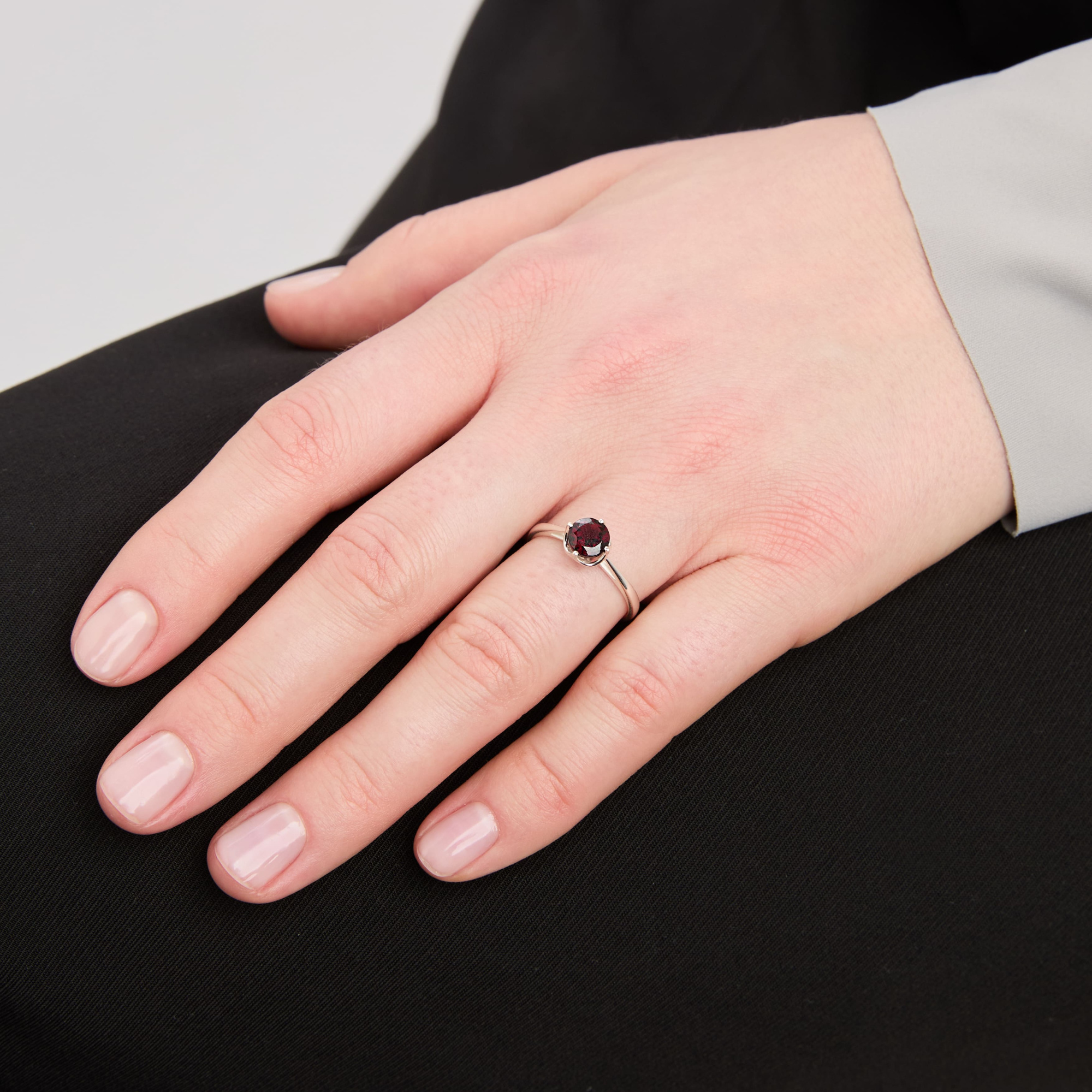 INFANTA Кольцо Principessa Corona с гранатом