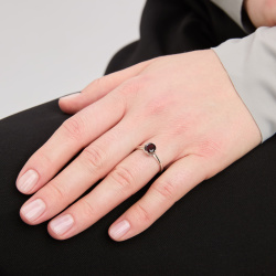 INFANTA Кольцо Principessa Corona с гранатом