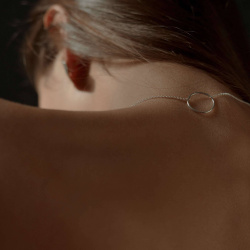 MS. MARBLE подвеска-чокер Karma серебро