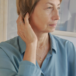 INFANTA Чокер Principessa Cerchio с цитрином в серебре