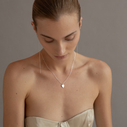 MS. MARBLE подвеска Third eye на цепочке серебро