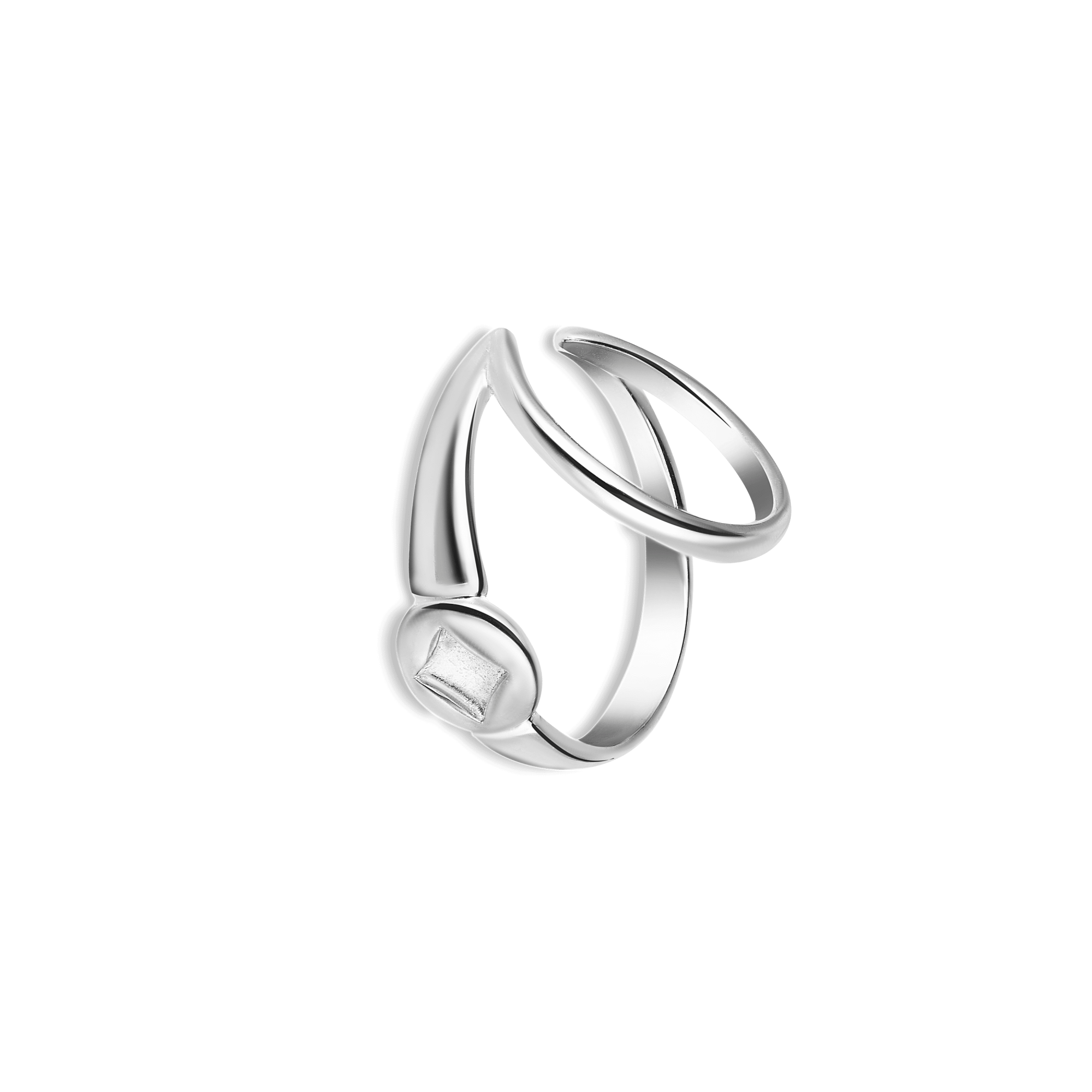 INFANTA Кафф двойной Anello Principessa серебро