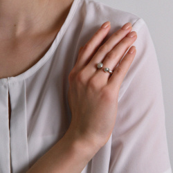 INFANTA Кольцо разомкнутое Nodo узелок