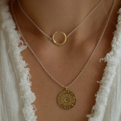 MS. MARBLE подвеска All is one позолота