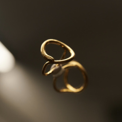 MS. MARBLE кольцо Kundalini позолота