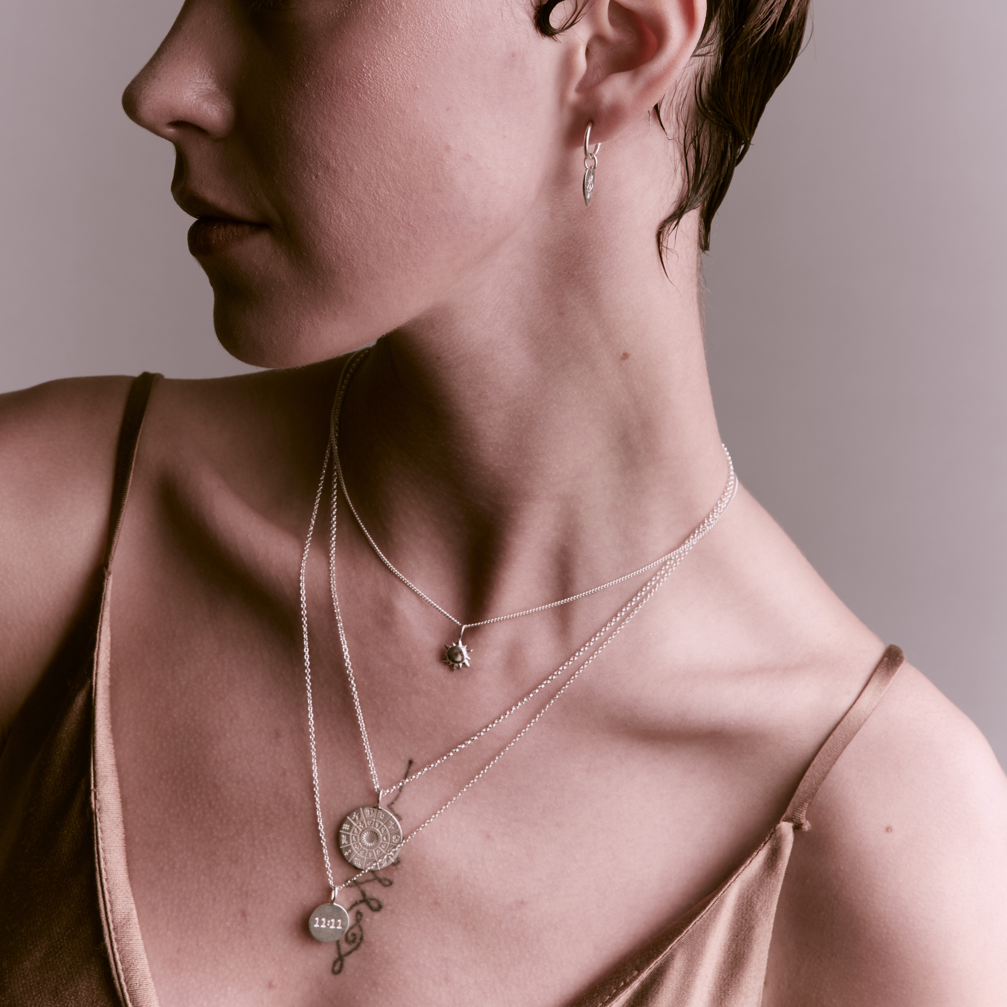 MS. MARBLE подвеска Ra серебро