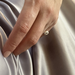 INFANTA Кольцо печатка Principessa Sigillo с аметистом