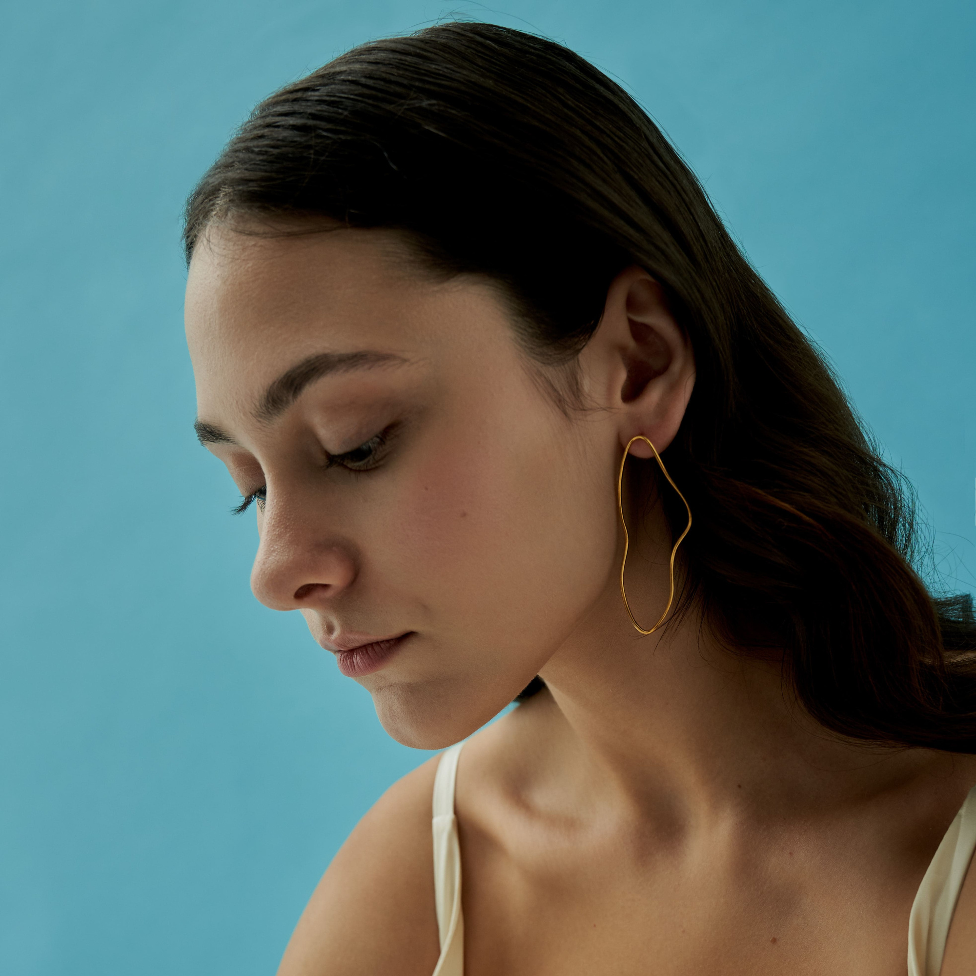 MS. MARBLE серьги Empathy closed позолота