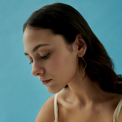 MS. MARBLE серьги Empathy closed позолота