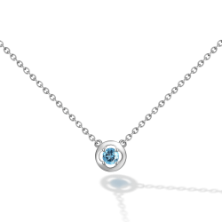 INFANTA Чокер Principessa Cerchio с топазом в серебре