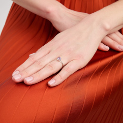 INFANTA Кольцо Principessa Corona с аметистом