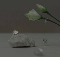 MS. MARBLE серьги-пусеты Insight серебро