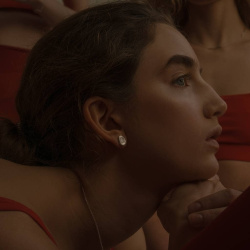 MS. MARBLE серьги-пусеты Insight серебро