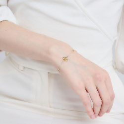 INFANTA Браслет Principessa Quadrifoglio с цитринами