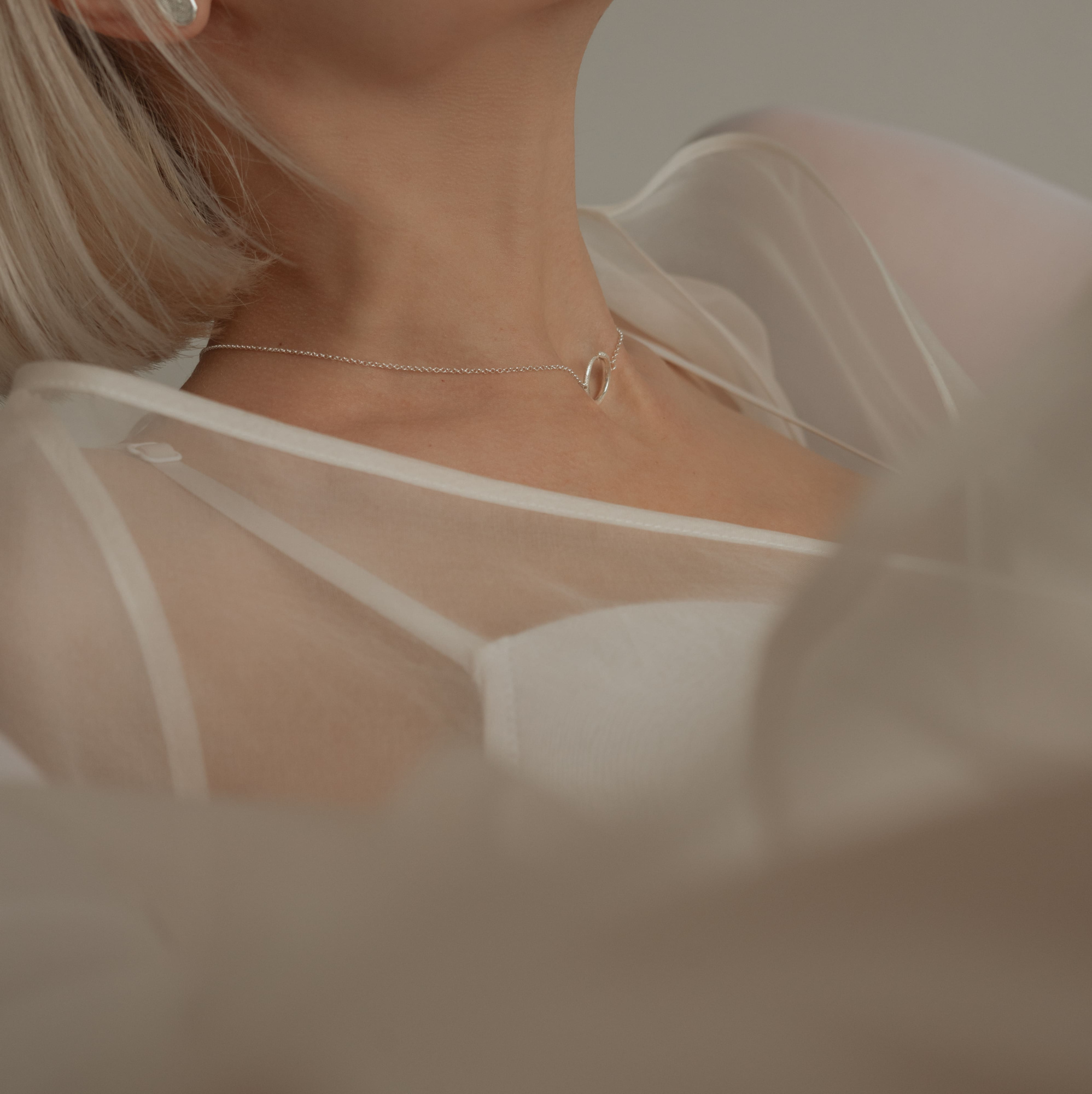 MS. MARBLE подвеска-чокер Meditation серебро