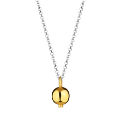 MS. MARBLE подвеска Pomegranate на цепочке позолота