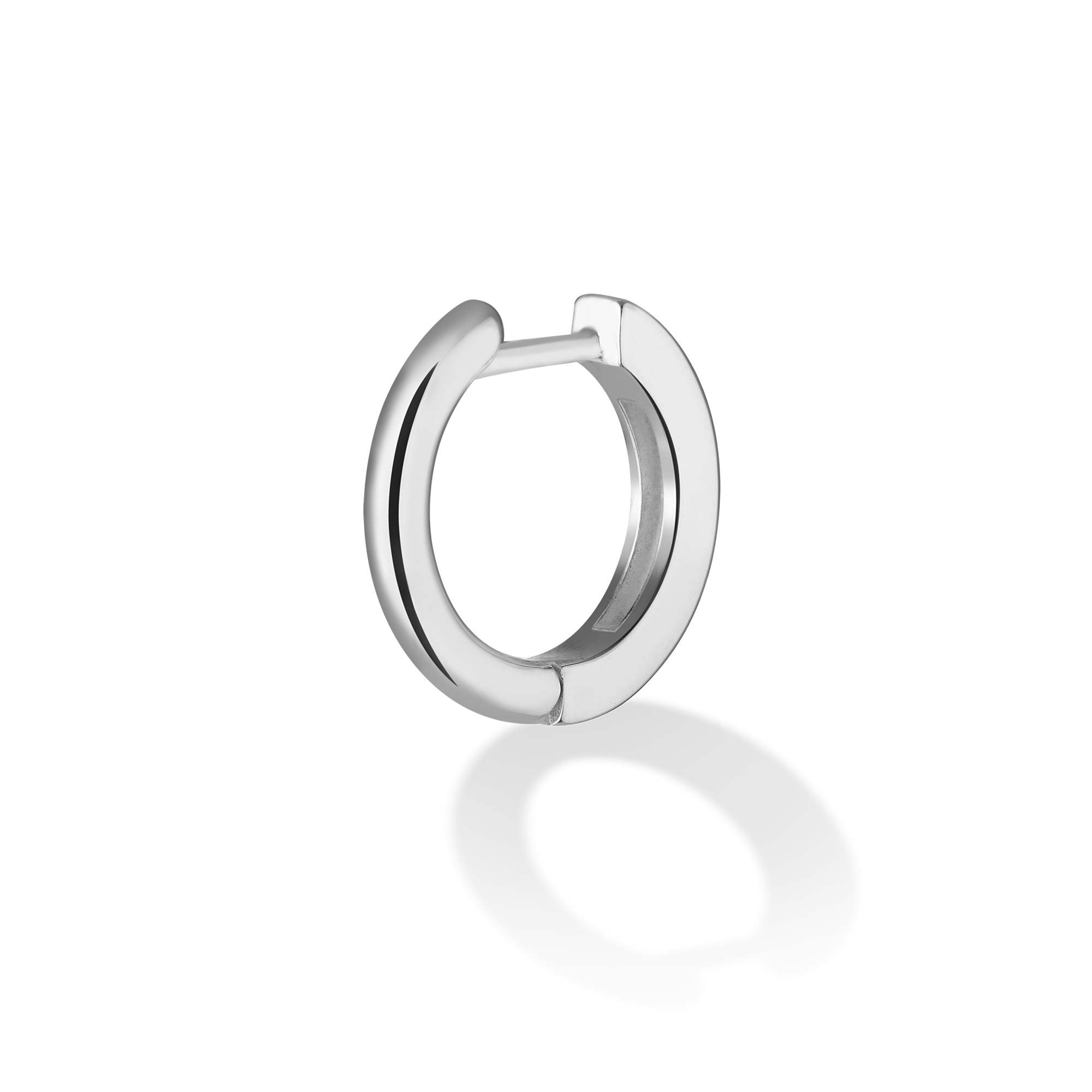 INFANTA Моносерьга Круг - Квадрат серебро