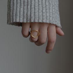 MS. MARBLE кольцо Kundalini позолота