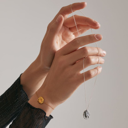 MS. MARBLE Браслет Legacy позолота