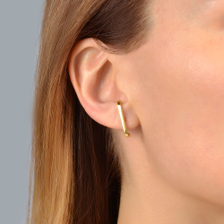 INFANTA Серьга Base 18 позолота