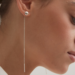 INFANTA Серьги-протяжки Lente 100 серебро